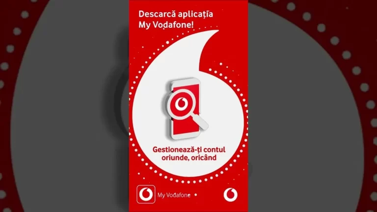 My Vodafone aplicatie mobila