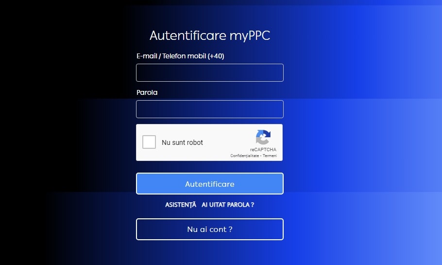 autentificare myPPC